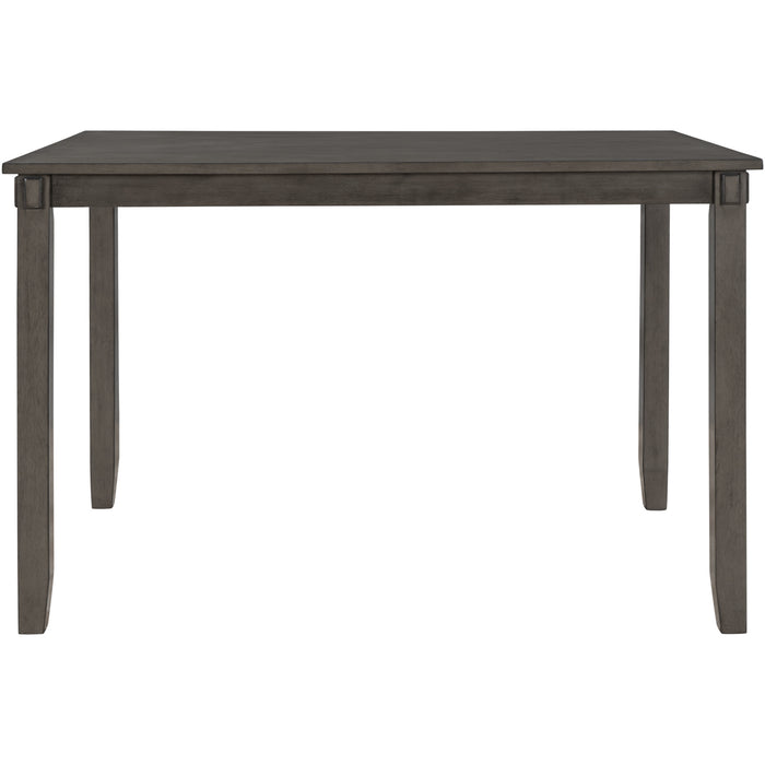 5-piece Kitchen Dining Table Set Wood Table and Chairs Set for Dining Room (Gray)