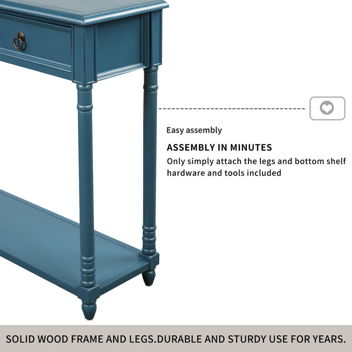 Exquisite Console Table (Antique Navy)