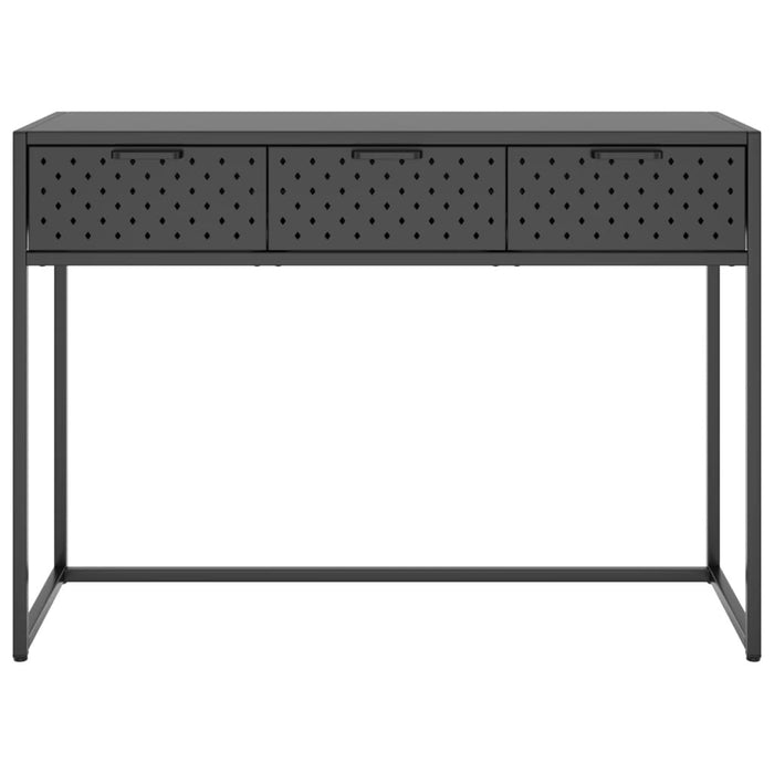Classic Console Table Anthracite 41.7"x13.8"x29.5" Steel