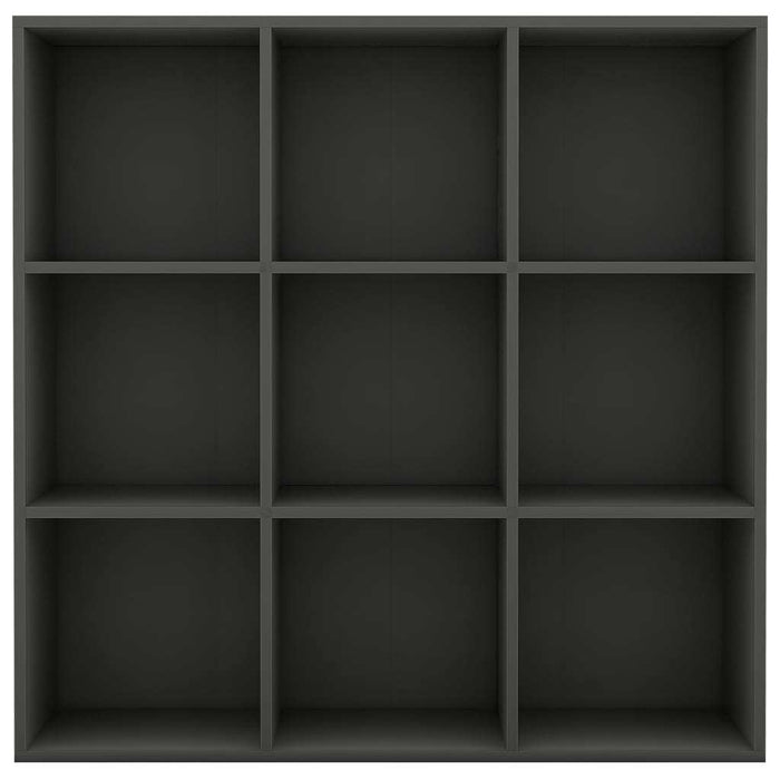Book Cabinet Gray 38.6"x11.8"x38.6"