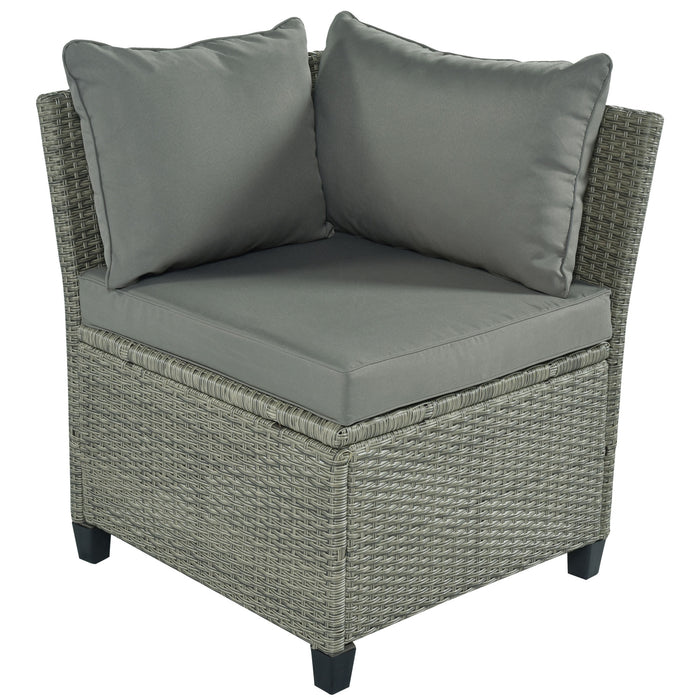 5-Piece Wicker Patio Set
