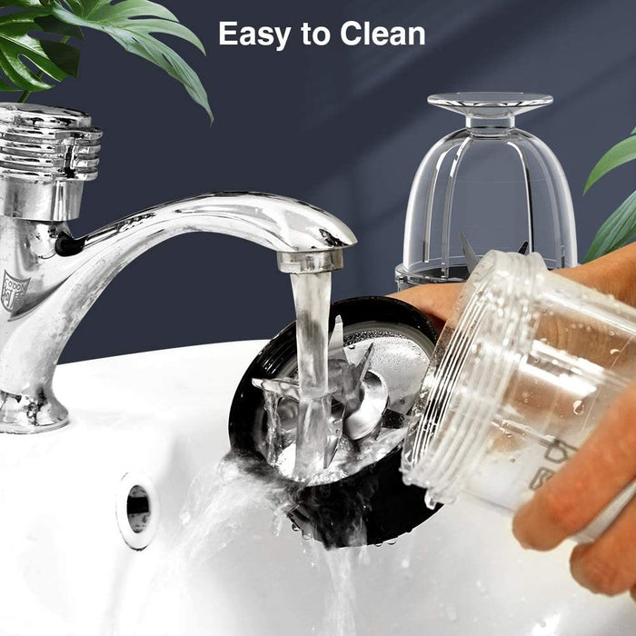 KOIOS 850W Personal Powerful 6 Leaf Blade Mini Blender
