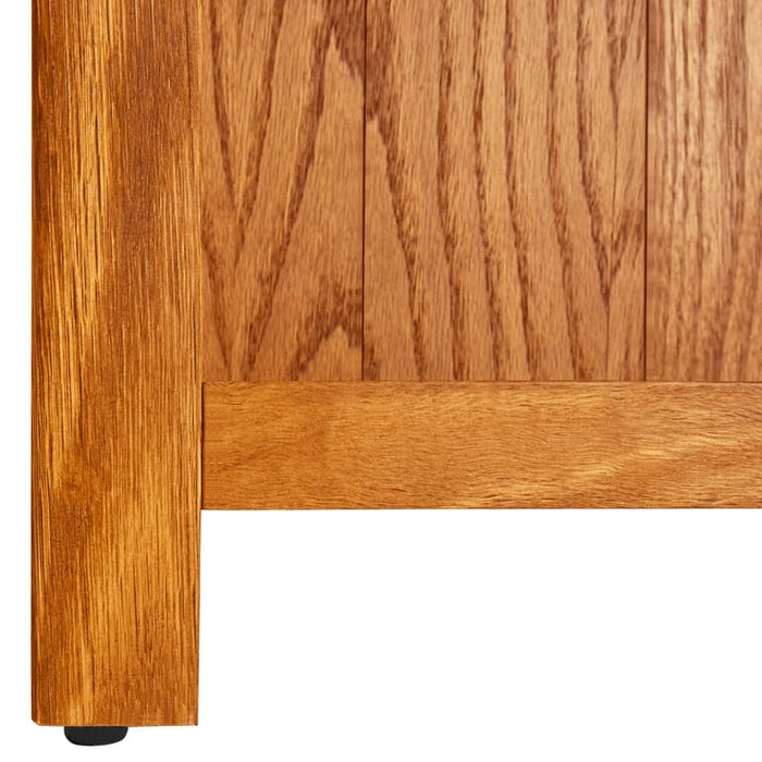 7-Tier Bookcase 23.6"x8.6"x78.7" Solid Oak Wood