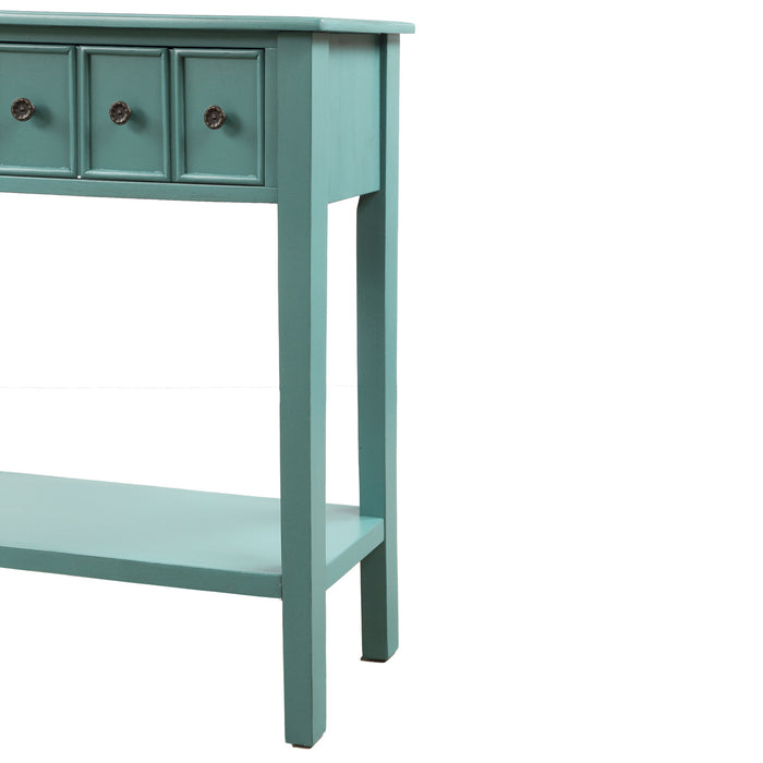 Rustic Entryway Console Table