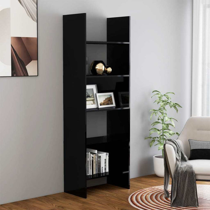 Book Cabinet High Gloss Black