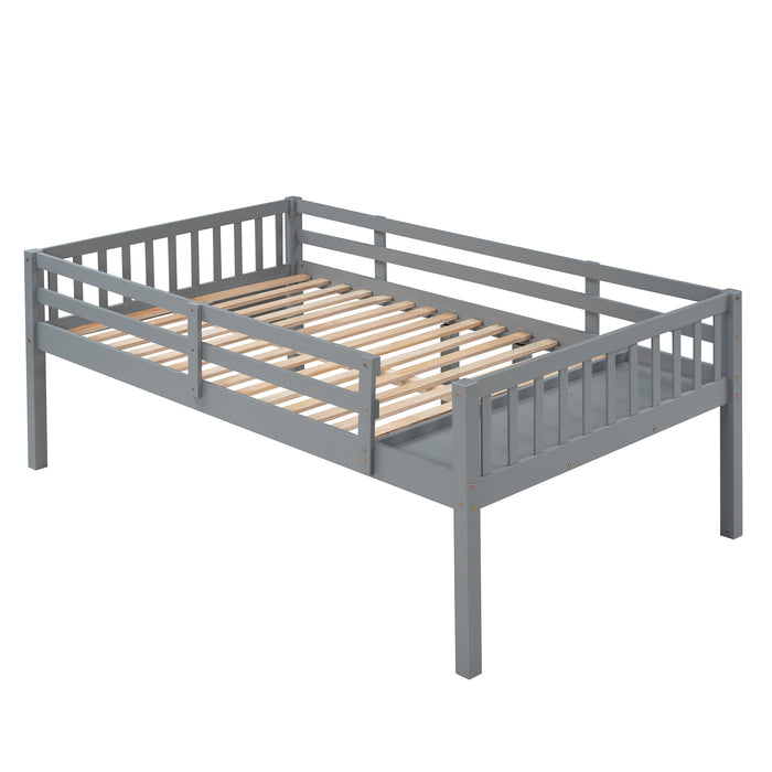 MyRoom Full Over Twin & Twin Wooden Bunk Bed