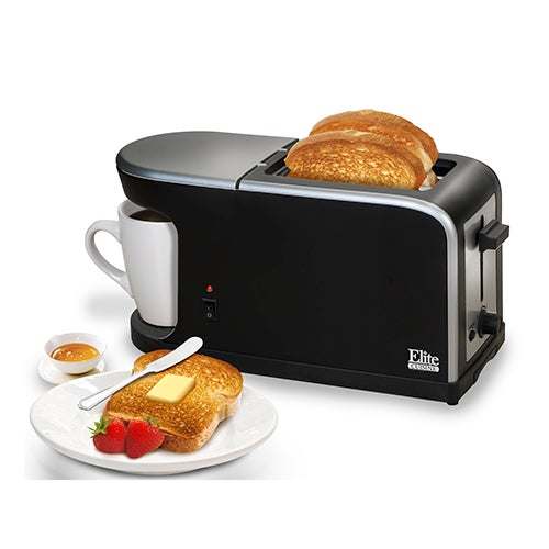 Breakfast Station 2-Slice Toaster/Coffee Brewer