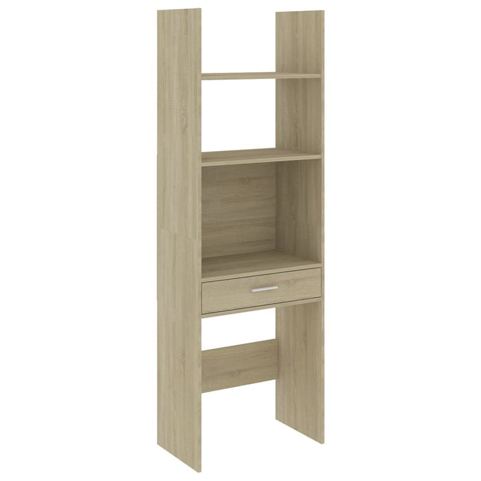 Book Cabinet Sonoma Oak 23.6"x13.8"x70.9" Chipboard