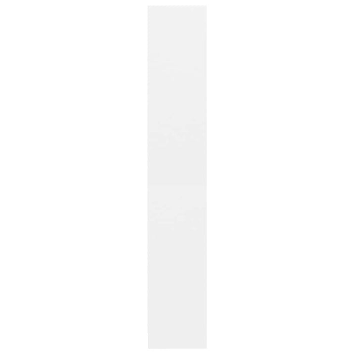 4-Tier Book Cabinet White 15.7"x9.4"x55.9"