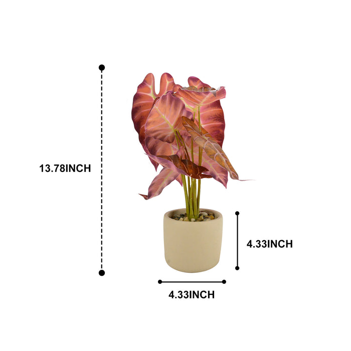 35-40cm Artificial Plants Bonsai Plant Flowers Potted Home Ornaments Table Office Decor