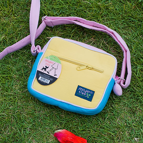 [Pink Rabbit] Embroidered Applique Swingpack Bag Purse / Wallet Bag