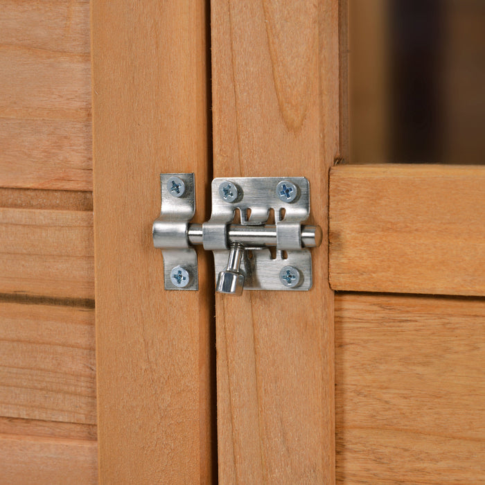 Topmax Large Outdoor Wooden Chicken Coop Poultry Cage Rabbit Hutch