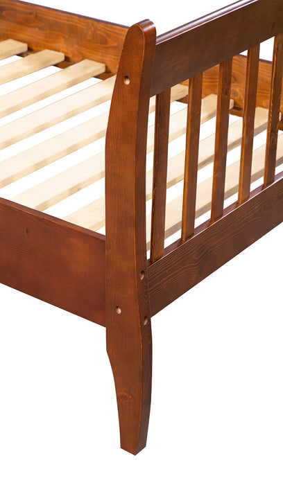 New Space Platform Twin Bed Frame Mattress Foundation with Wood Slat Support