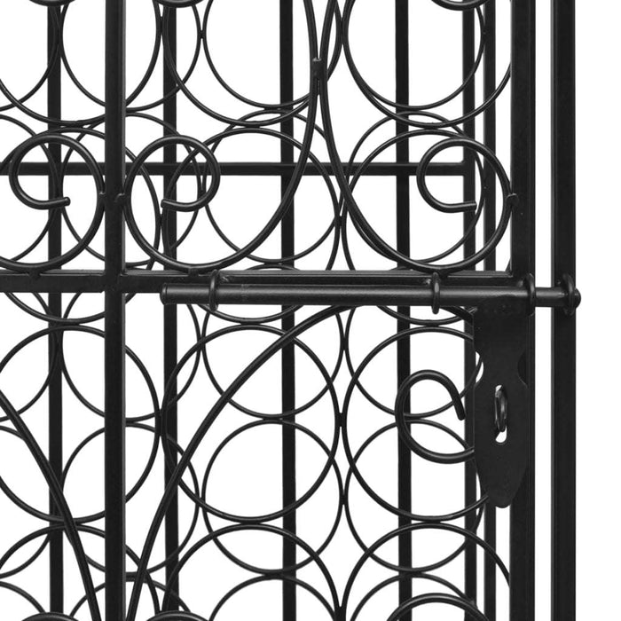 Classy Metal Wine Rack for 28 Bottles