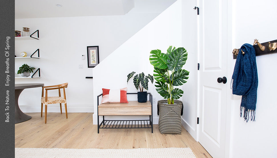 110cm Open Smile Artificial Home Decor Tree