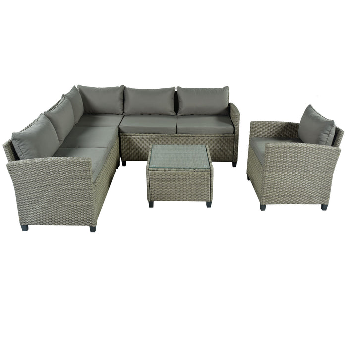 5-Piece Comfort Living Outdoor Conversation Set With Coffee Table
