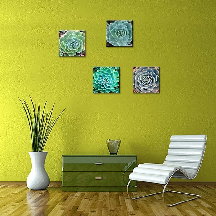Green Agave Succulents Decor