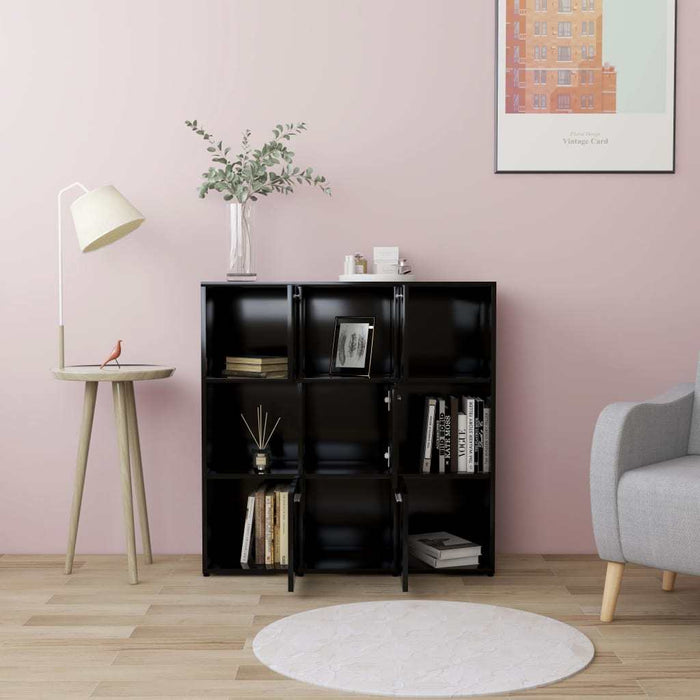 Book Cabinet Black 35.4"x11.8"x35.4"