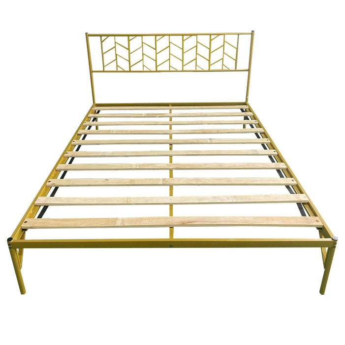 Vintage Look Queen Metal Bed Frame