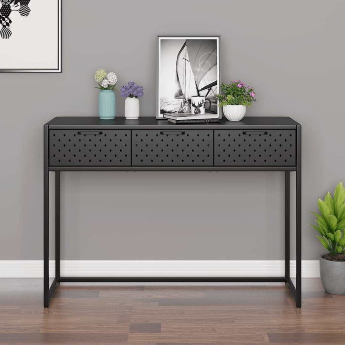Classic Console Table Anthracite 41.7"x13.8"x29.5" Steel
