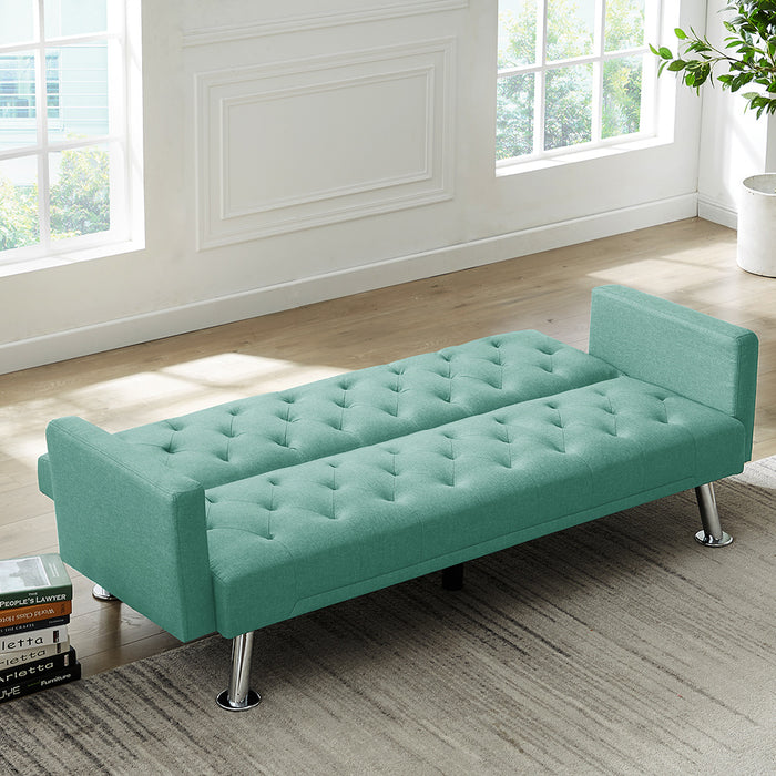Convertible Folding Sofa Bed , Fabric Sleeper Sofa Couch for Living Room .