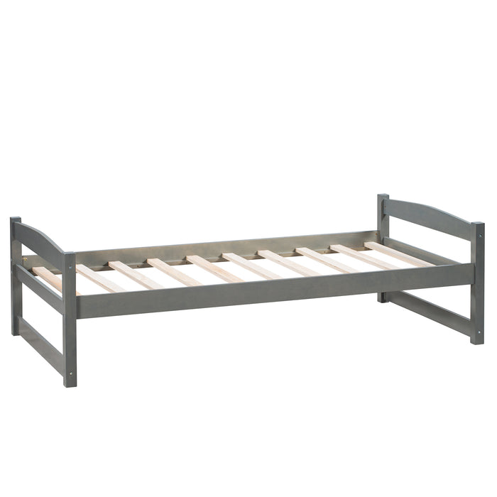 Rogers Wooden Daybed with Trundle Twin Size