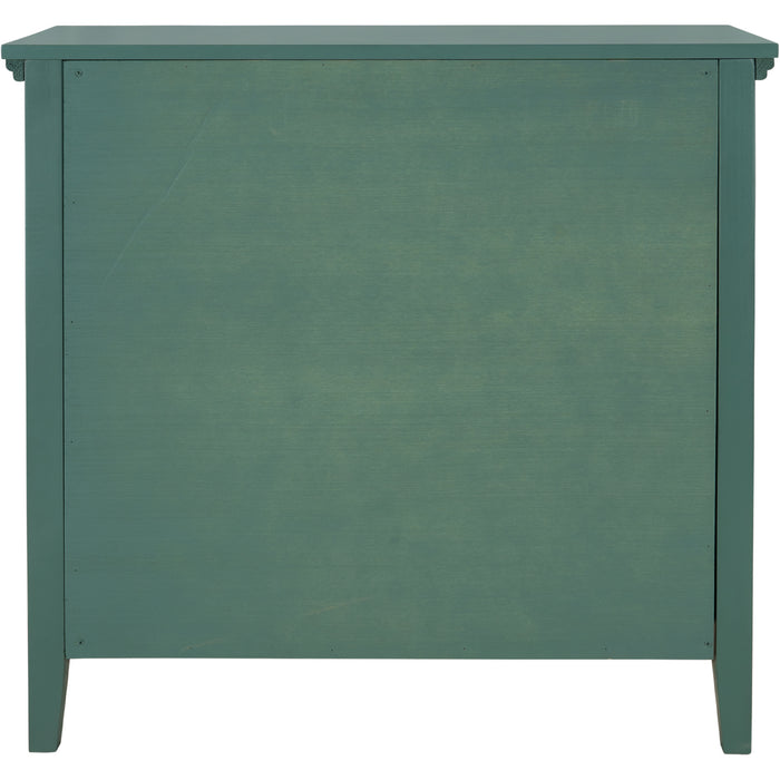 Accent Storage Cabinet Wooden Cabinet with Decorative transparent Door, Modern Sideboard for Entryway, Living Room, Bedroom