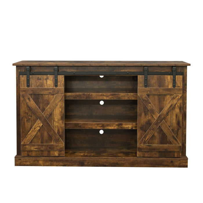 Rustic Style Farmhouse TV Stand 65 Inch