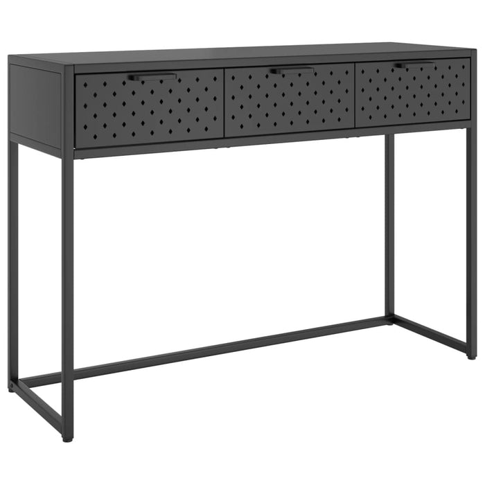 Classic Console Table Anthracite 41.7"x13.8"x29.5" Steel