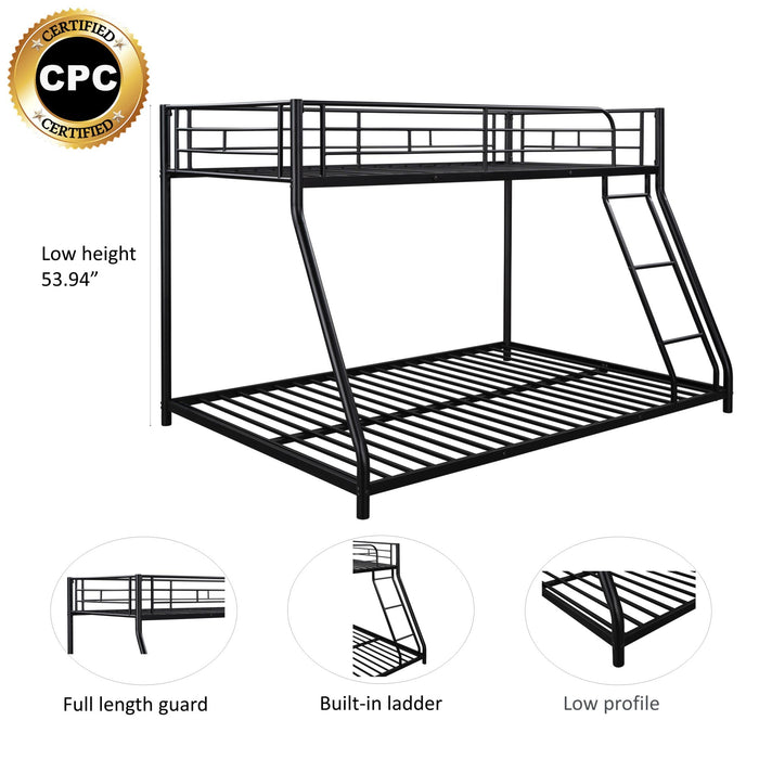 Twin over Full Metal Bunk Bed