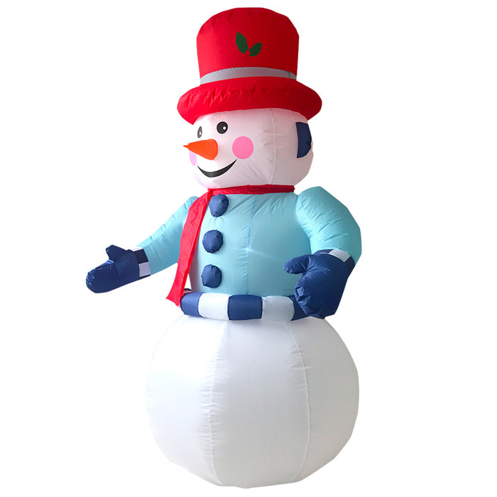 6ft Inflatable Snowman Outdoor Decoration