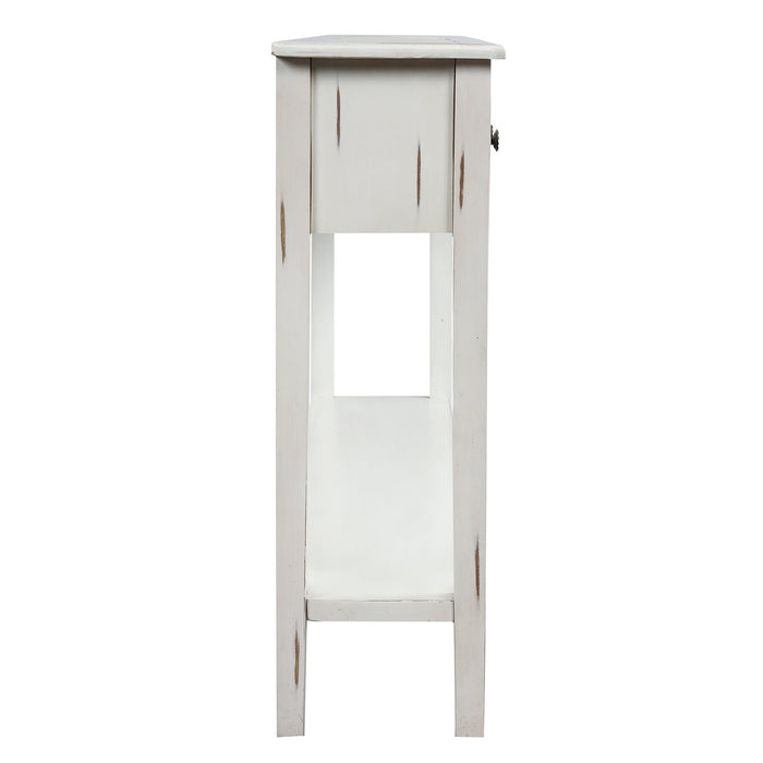 Rustic Entryway Console Table
