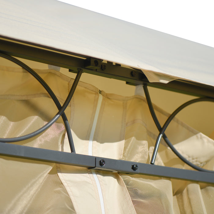 Pragos Classic Double Tiered Grill Canopy UV Protection