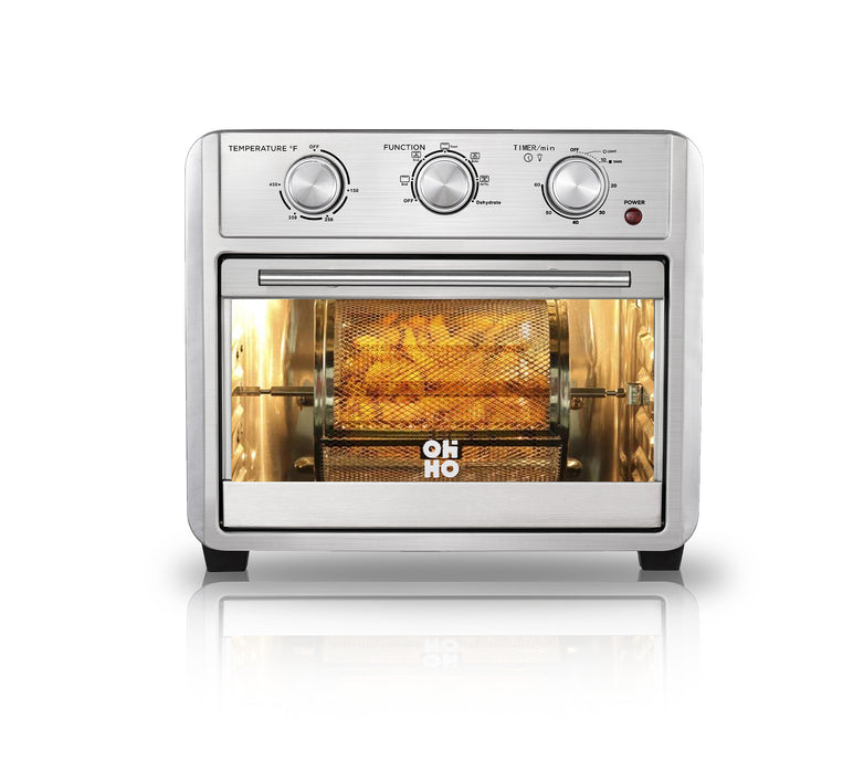 OHHO, Household Multi-Function Air Fryer, Oven, 360° Rotating Roasting, Two Types Optional, 22L