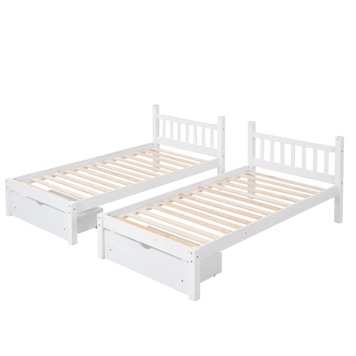 MyRoom Full Over Twin & Twin Wooden Bunk Bed