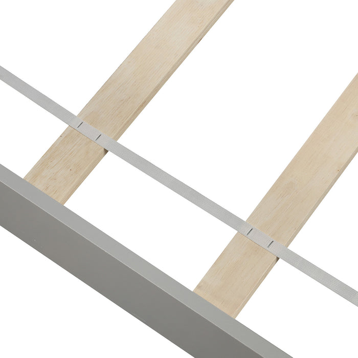 Simple Living Full over Full Bunk Bed with Twin Size Trundle