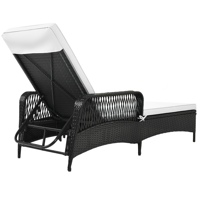 Outdoor patio pool PE rattan wicker chair wicker sun lounger