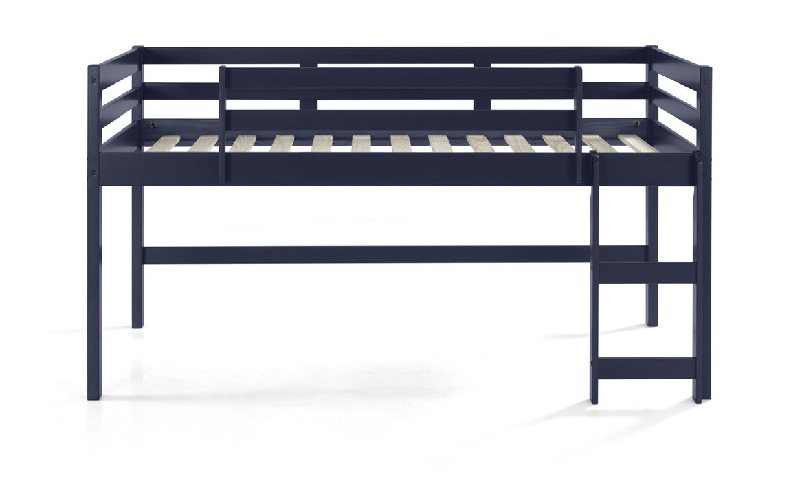 Lara Twin Loft Bed Navy Blue Finish