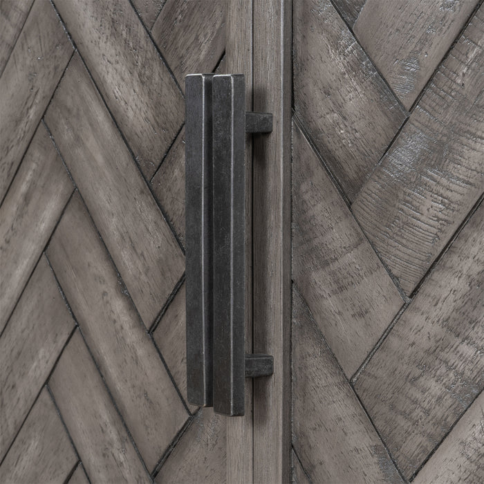 40'' Modern Console Table Sofa Table for Living Room with 2 Shelves