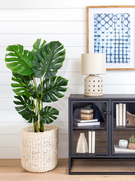 110cm Open Smile Artificial Home Decor Tree