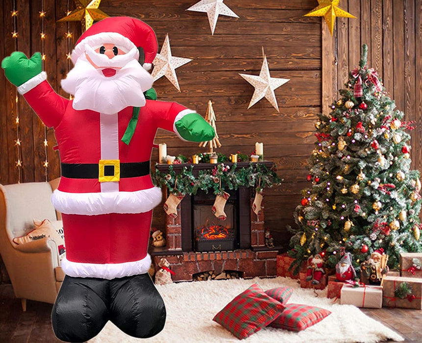 6FT Inflatable Santa Claus Blow Up Decor