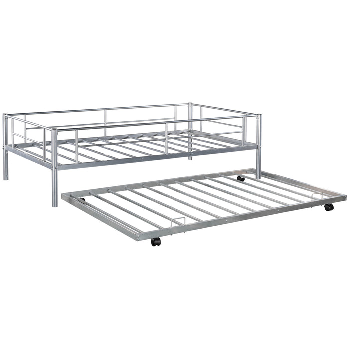 Twin over twin bunk bed with trundle