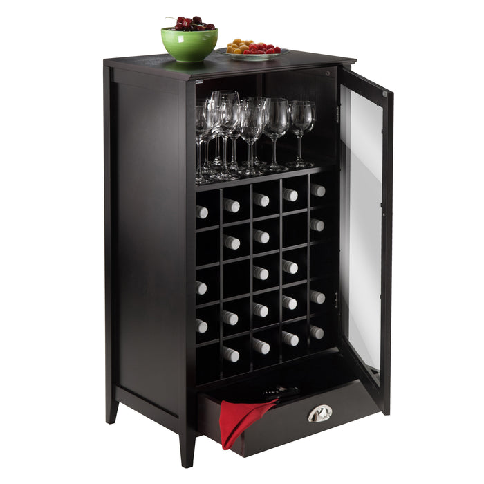 Bordeaux Modular Wine Cabinet 25-Bottle Slot