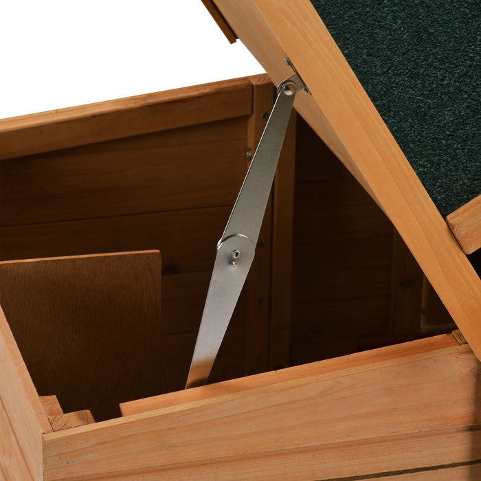 Topmax Large Outdoor Wooden Chicken Coop Poultry Cage Rabbit Hutch