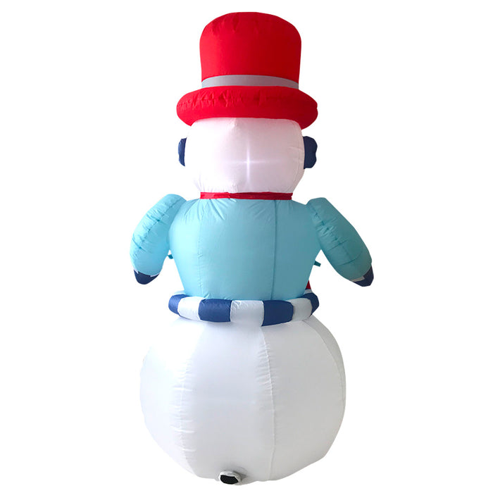 6ft Inflatable Snowman Outdoor Decoration