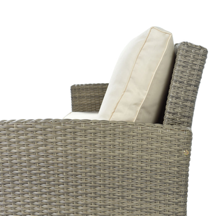 5-Piece Classic Rattan Sectional Seating Group Set