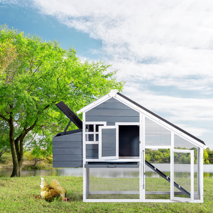 Pet Rabbit Hutch Wooden House Chicken Coop for Small Animals