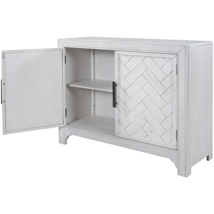 40'' Modern Console Table Sofa Table for Living Room with 2 Shelves