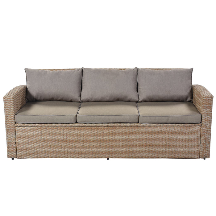 4-Piece Conversation Outdoor Patio Furniture Set