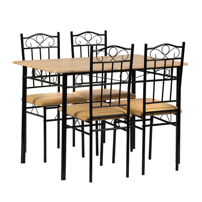 Dining Set 1 Table 4 Chairs